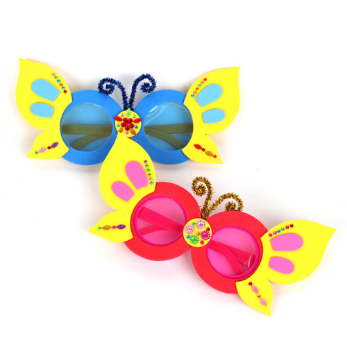 나비 썬글라스 곤충 여름만들기재료